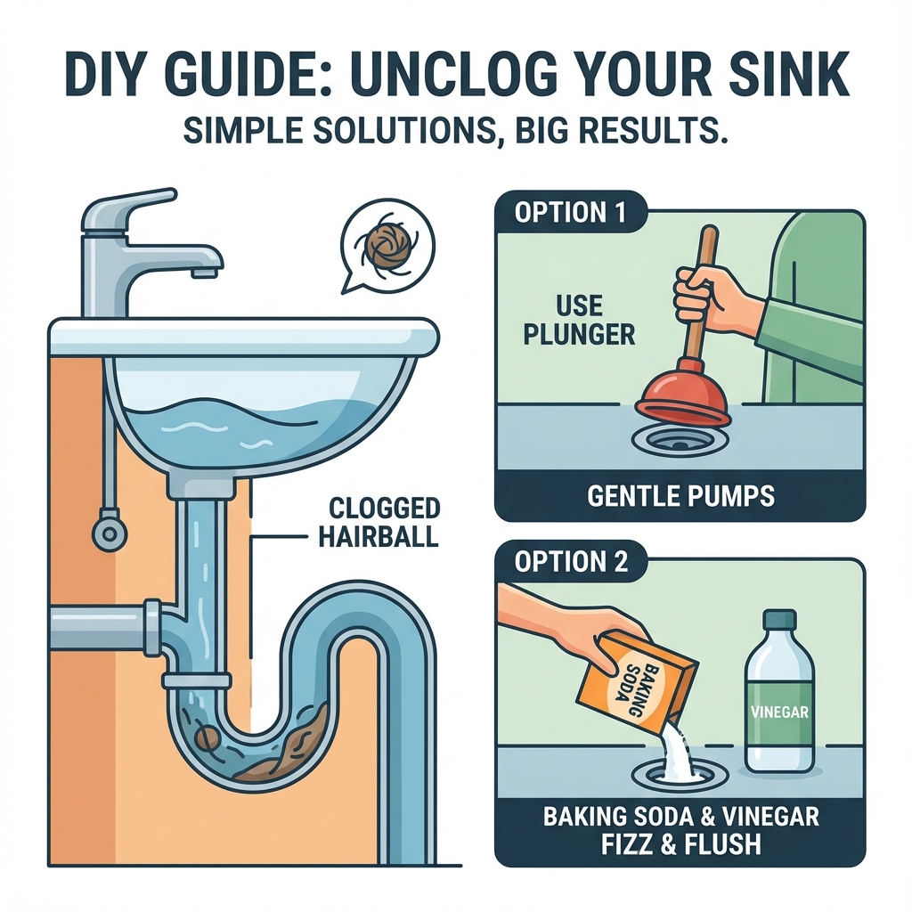 Come Sturare un Lavandino Intasato: 5 Metodi Fai-da-Te (che funzionano davvero)